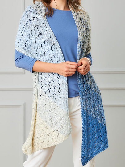 TUCH DIAGONALE BLÜTEN