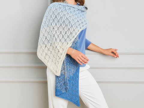 TUCH DIAGONALE BLÜTEN