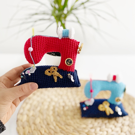 Nadelkissen Nähmaschine