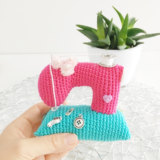 Pincushion Sewing Machine