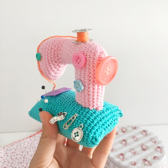 Pincushion Sewing Machine