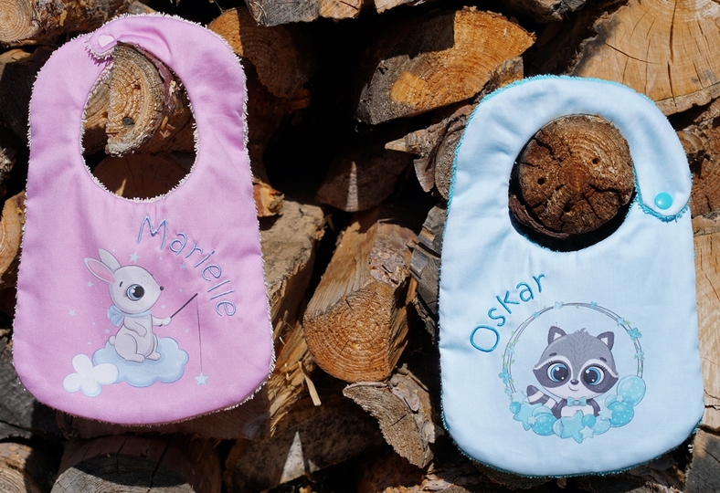 Lätzchen nähen in 3 Größen und 3 Varianten