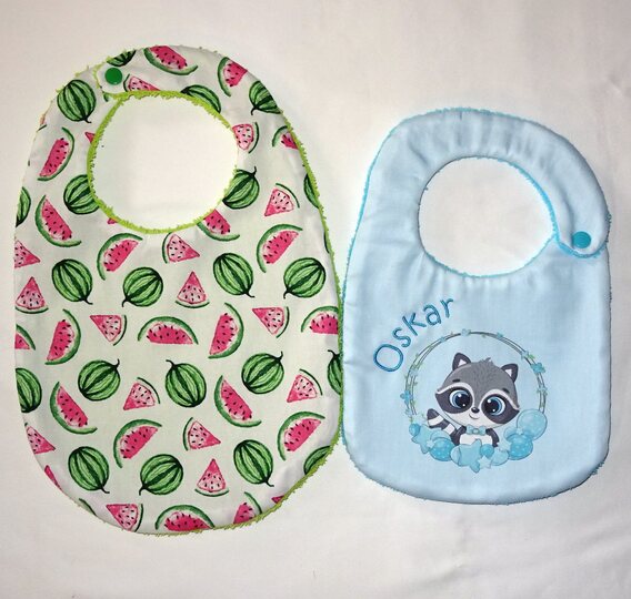 Lätzchen nähen in 3 Größen und 3 Varianten