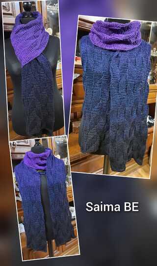 Schal „Saima BE“ – Häkelanleitung