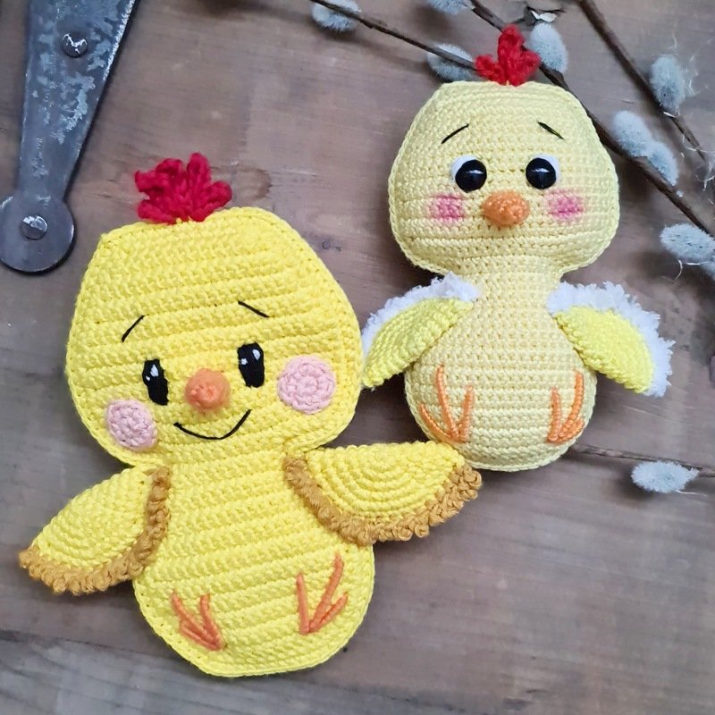 Küken als Dekoration oder Knisterchen für Babys - Bild 3