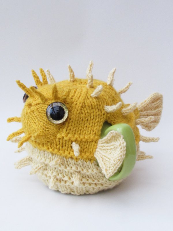 Pufferfish Tea Cosy Knitting Pattern - Image 7