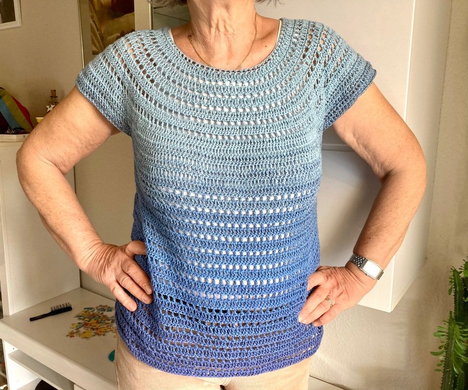 Anleitung für das 1 Bobbel Shirt Astrid - Bild 10