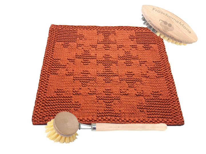 dekoratives Ganzjahres-Spültuch „Puzzle“ für jeden Anlass Strickanleitung