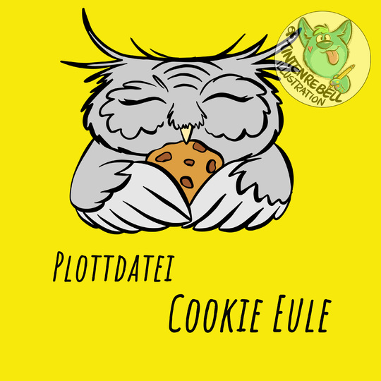 Plotterdatei "Cookie Eule"