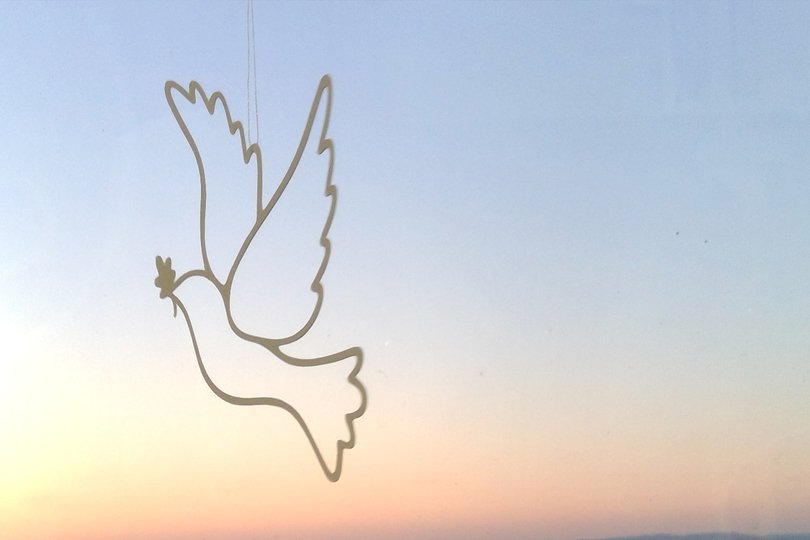 Taube Kontur Plotterdatei SVG DXF