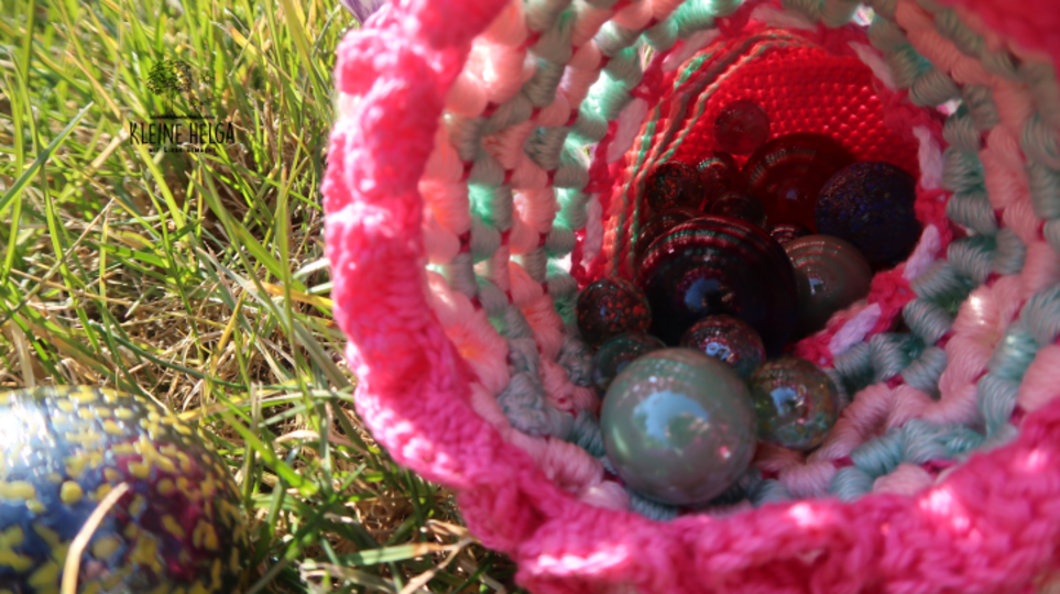 Häkelanleitung für Beutelchen ,,Rüschiee!"