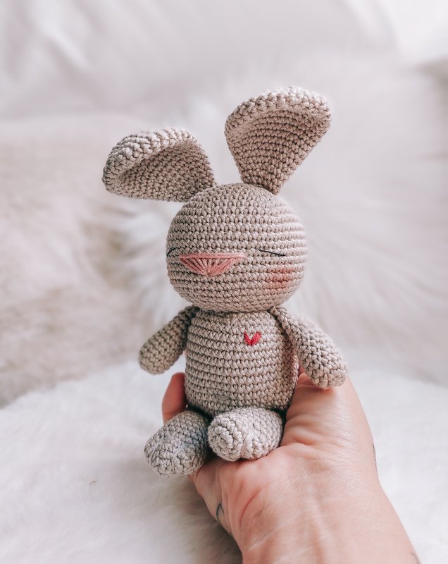 Häschen " Happy", leicht verständliche Häkelanleitung im PDF-Format - Bild 11