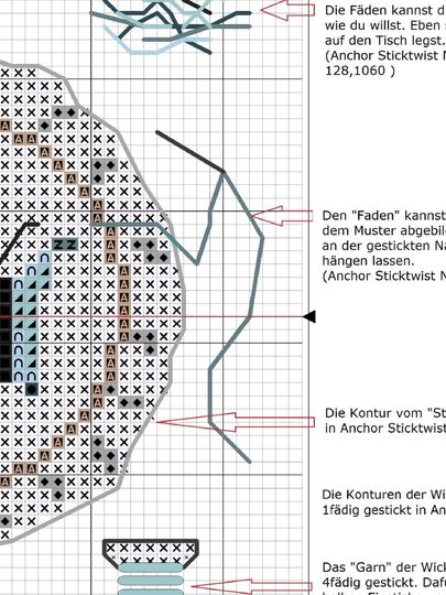 Kreuzstichvorlage Nadelkissen "Stickliebe", ein Unikat für deine Nadeln,PDF