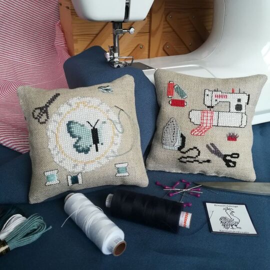 Kreuzstichvorlage Nadelkissen "Stickliebe", ein Unikat für deine Nadeln,PDF