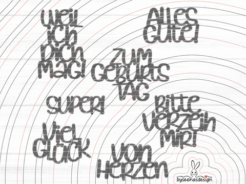 Texte Super Plotterdatei SVG DXF