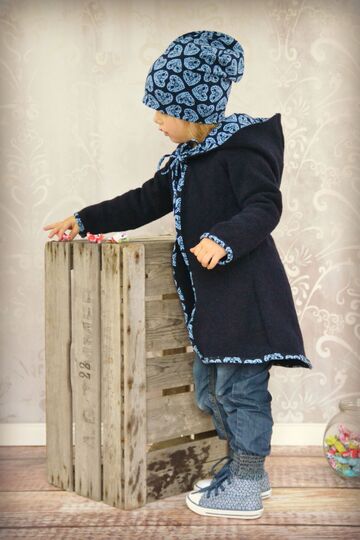 Cardigan Kinder – Schnittmuster Gr. 98-164 – Svala