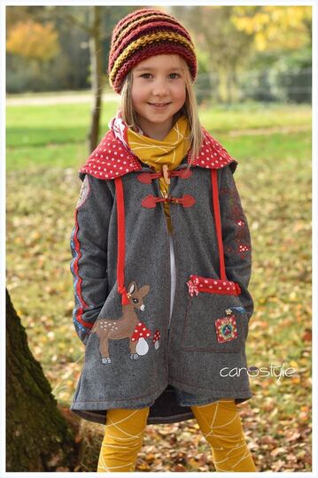 Cardigan Kinder – Schnittmuster Gr. 98-164 – Svala