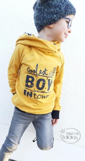 Hoodie Kinder – Schnittmuster Gr. 74-134 – Vanja Kids