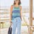 Strickanleitung: Zartes Lace-Top in Meeres-Farben