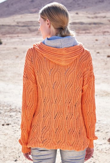 Strickanleitung: Cooler Hoodie mit Känguruh-Tasche