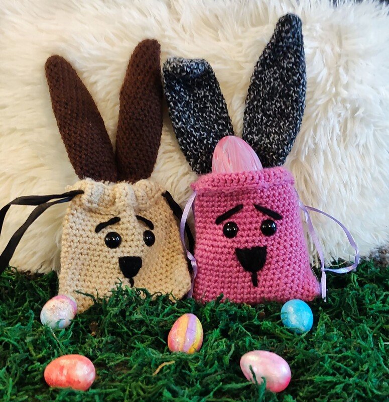 Häkelanleitung Osterhasen - Säckchen