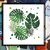 Cross Stitch Pattern Tropical Leaves