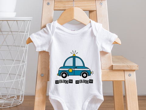 Plotter-Datei Polizei-Auto