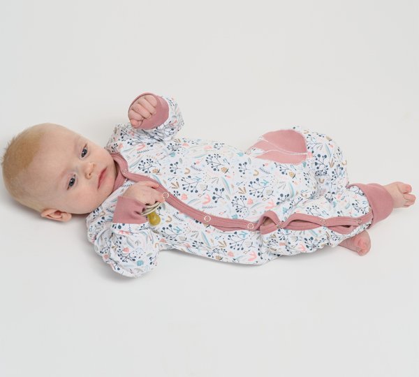 Schnittmuster Baby-Strampler LISA – Nähanleitung Gr. 50/56–98/104
