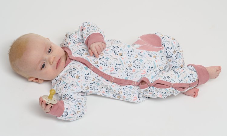 Schnittmuster Baby Strampler / Schlafoverall LISA für Mädchen oder Junge
