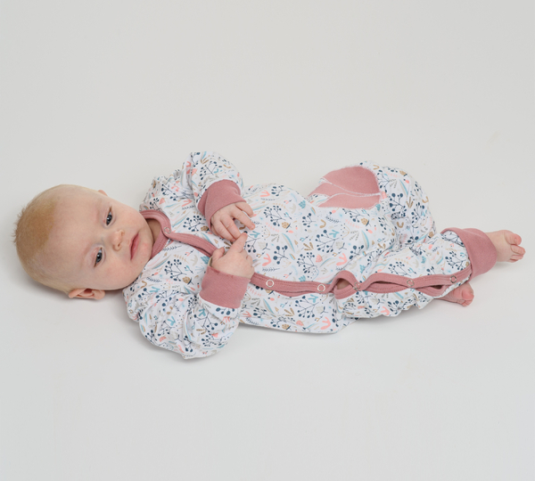 sewing pattern baby sleeper LISA photo tutorial 0m/1m 3m/6m 9m/12m 18m/2y 3