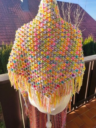 hippie shawl crochet pattern