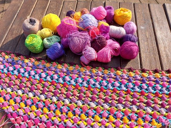 hippie shawl crochet pattern
