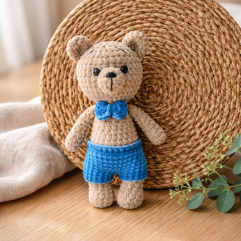 Häkelanleitung Teddybär Toni, Amigurumi, Teddy häkeln
