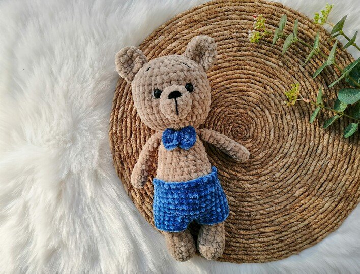Häkelanleitung Teddybär, Amigurumi Teddybär häkeln,Teddy häkeln, Bär häkeln
