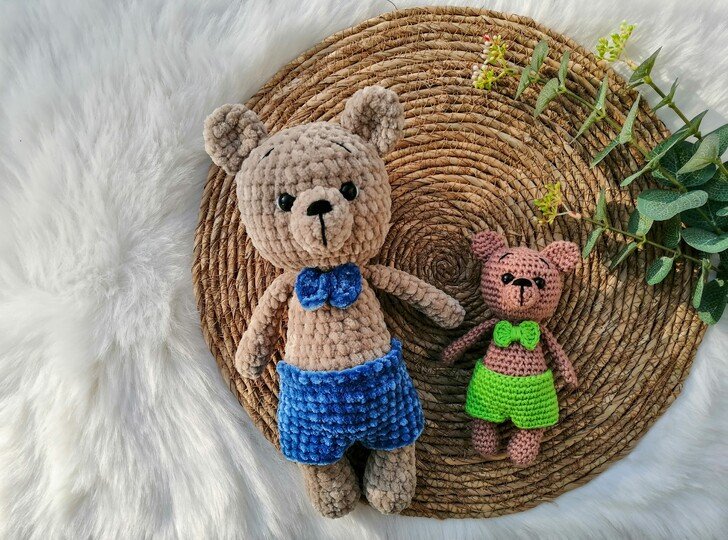 Häkelanleitung Teddybär, Amigurumi Teddybär häkeln,Teddy häkeln, Bär häkeln