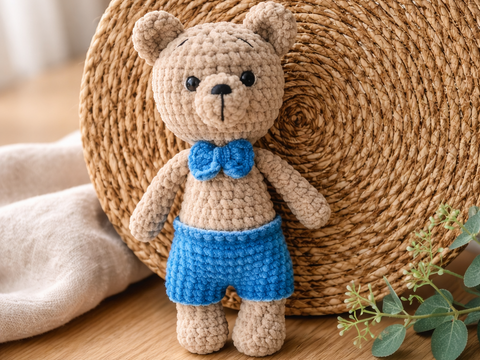Häkelanleitung Teddybär Toni, Amigurumi, Teddy häkeln