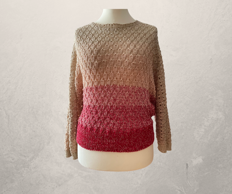 Fledermauspullover Caribet - Strickanleitung