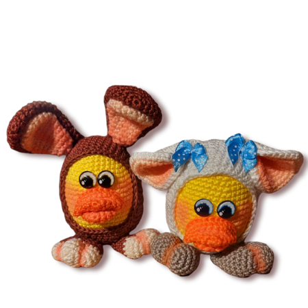 Crochetpattern "Cute duck" in a costume