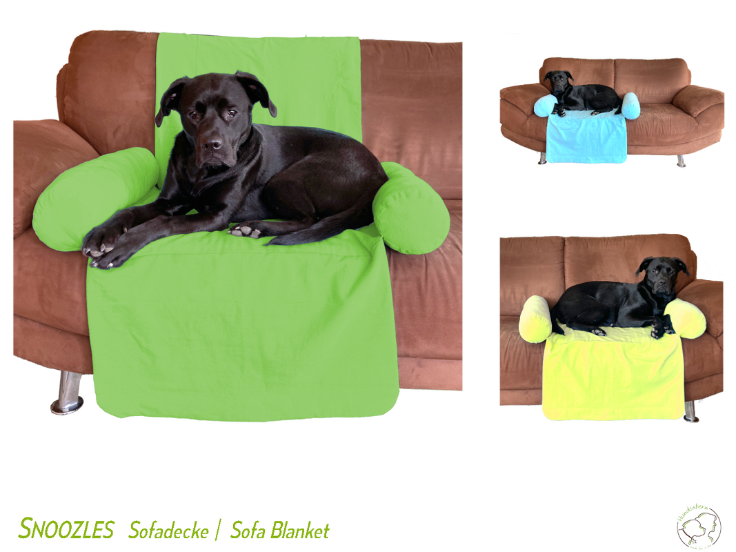 SNOOZLES Sofa blanket for dogs, sewing pattern