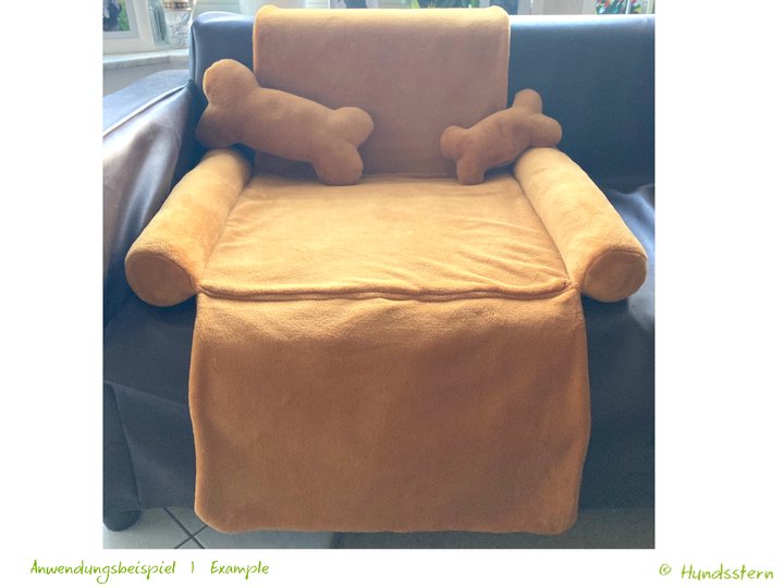 SNOOZLES Sofa blanket for dogs, sewing pattern