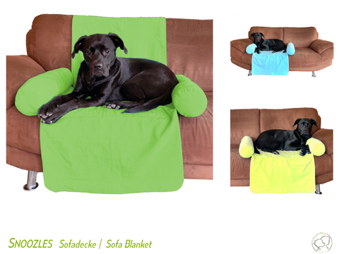 SNOOZLES Sofadecke für Hunde, Anleitung+Schnitt