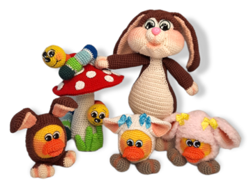 Crochetpattern "Easter Set"