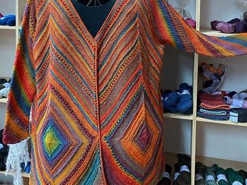 Anleitung Colorways 3 - Jacke Oversize