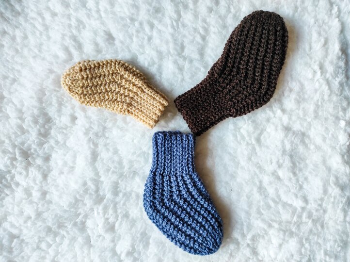 Crochet Pattern Socks for Newborn to 12 months