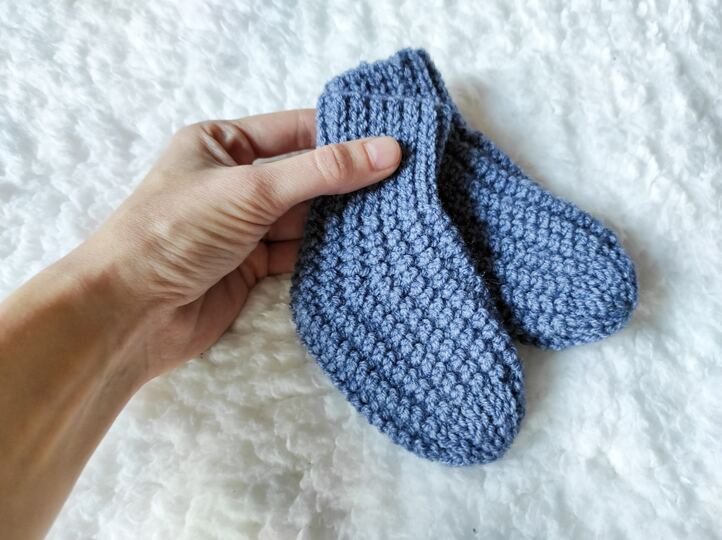 Crochet Pattern Socks for Newborn to 12 months