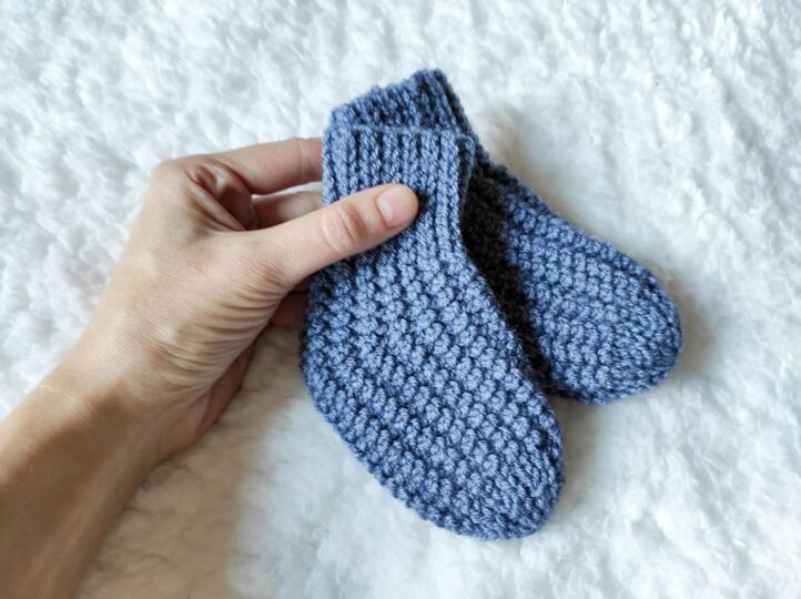 Crochet Pattern Socks for Newborn to 12 months