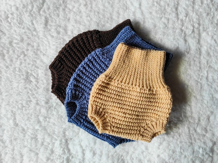 Crochet Pattern Bloomers Baby for Newborn to 12 months