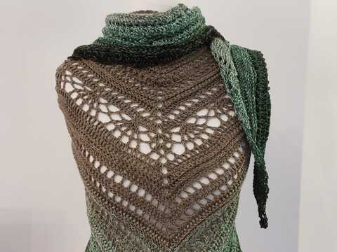 Häkelanleitung Dreiecktuch Mathilda