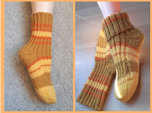 Warme Socken mit verstärkter Bumerang Ferse, Sohle und Spitze