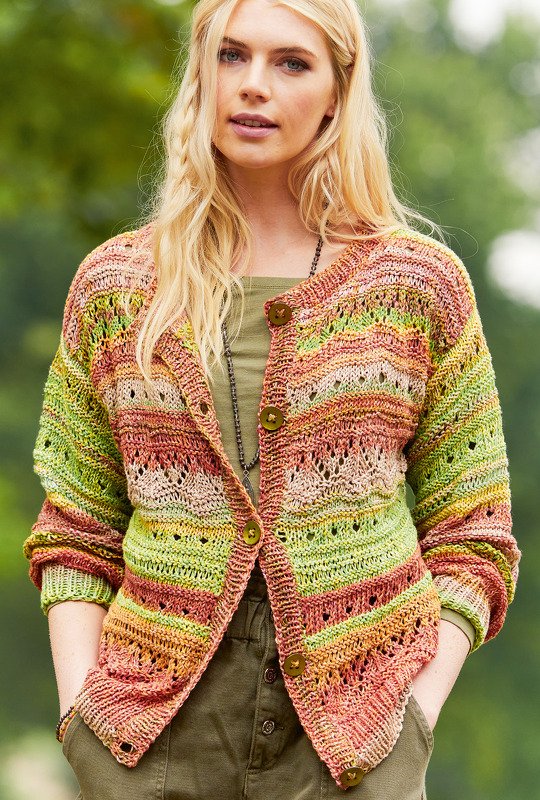 Strickanleitung: Trendiges Jäckchen aus Farbverlaufsgarn